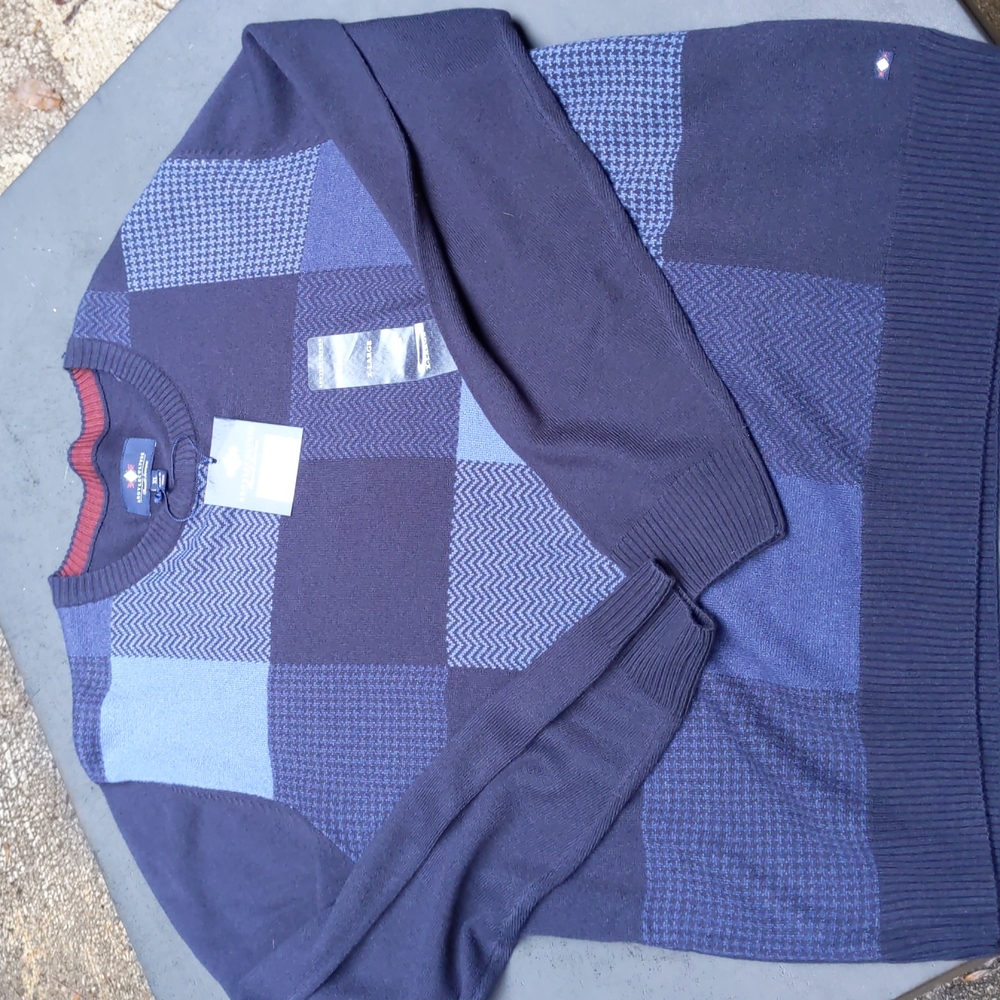Argyle culture Russell Simmons sweater XL NWT